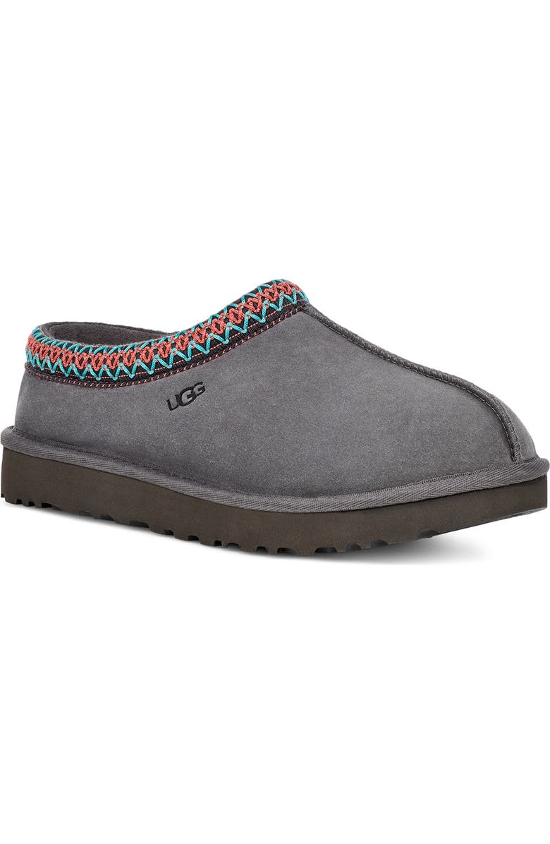 UGG<sup>®</sup> Tasman Slipper, Main, color, Dark Grey Suede