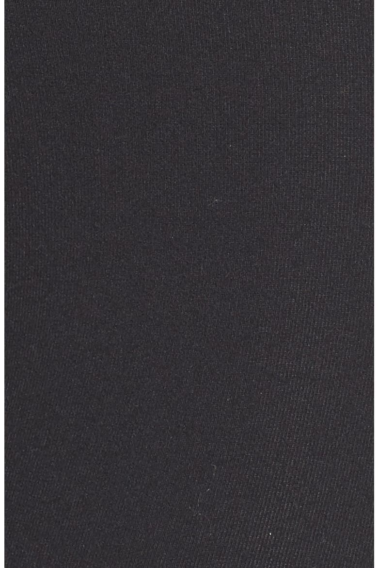 Mesh Inset High Waist Leggings, Alternate, color, JET BLACK