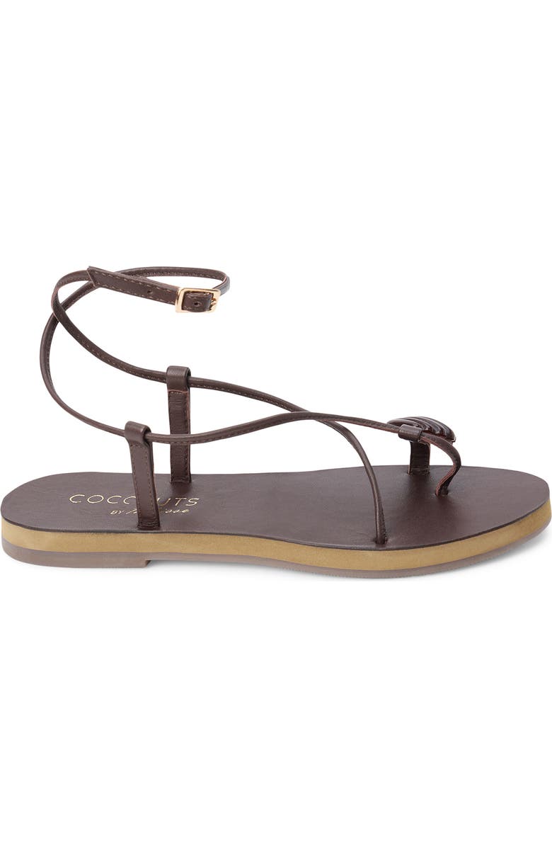 Coconuts by Matisse Cassian Ankle Strap Strap, Alternate, color, Chocolate