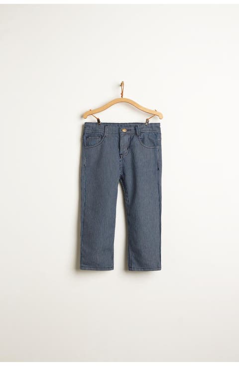 Denim Stripes Pants for Toddler
