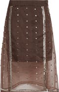 Wales Bonner Presence Studded Skirt