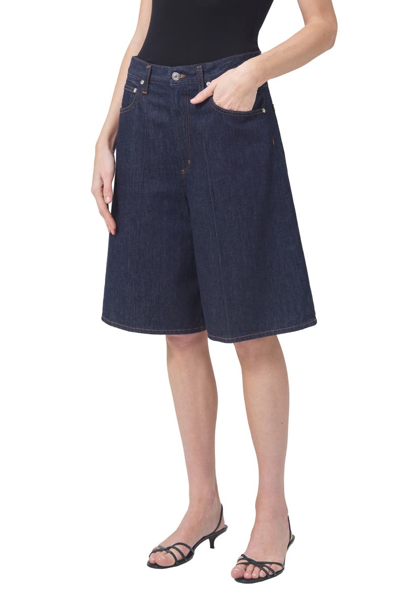 Nolan Denim Bermuda Shorts, Alternate, color, PURE RINSE IND