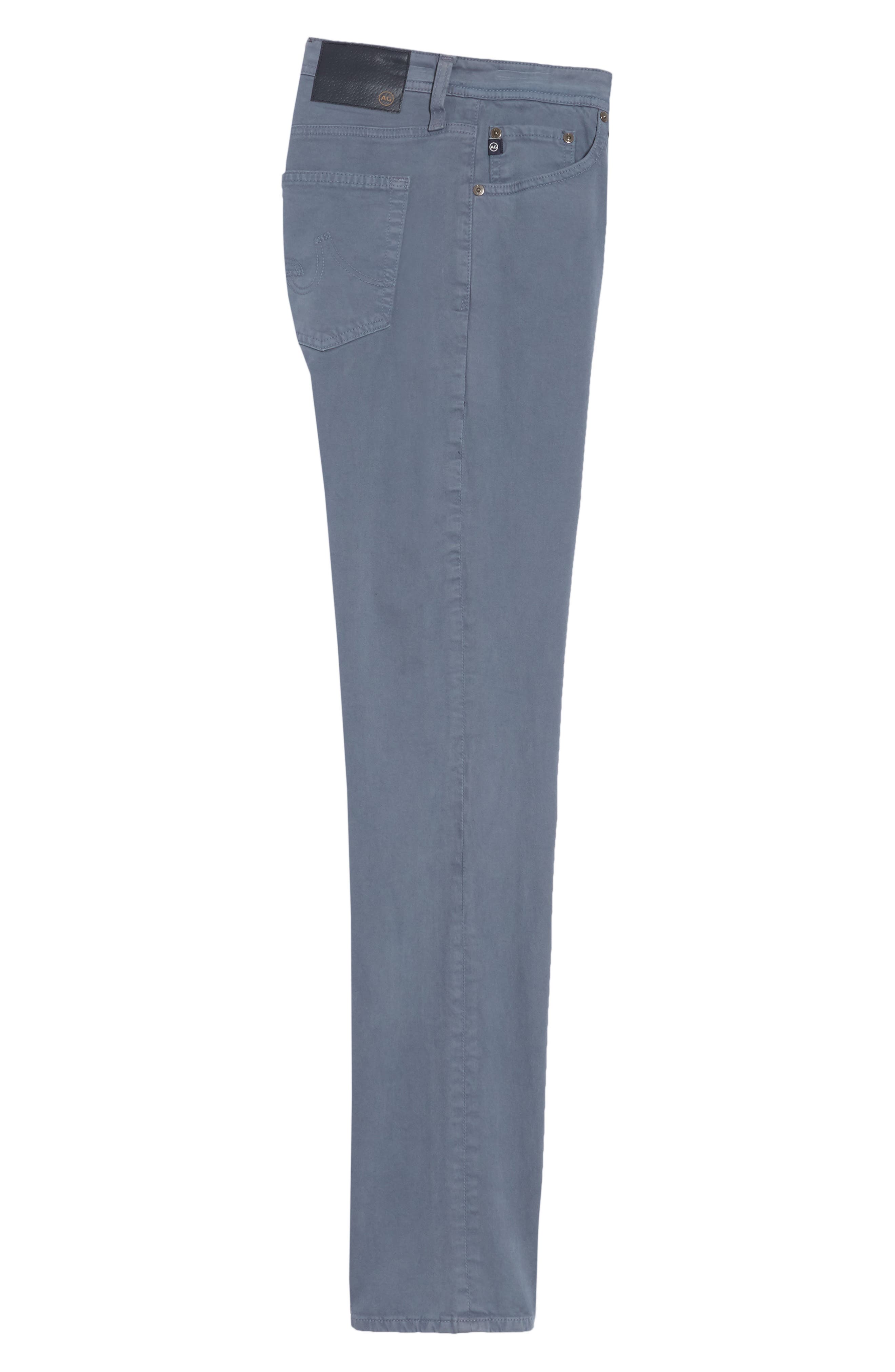 Мужские AG Everett Stretch Sateen Slim Straight Pants — фото 7
