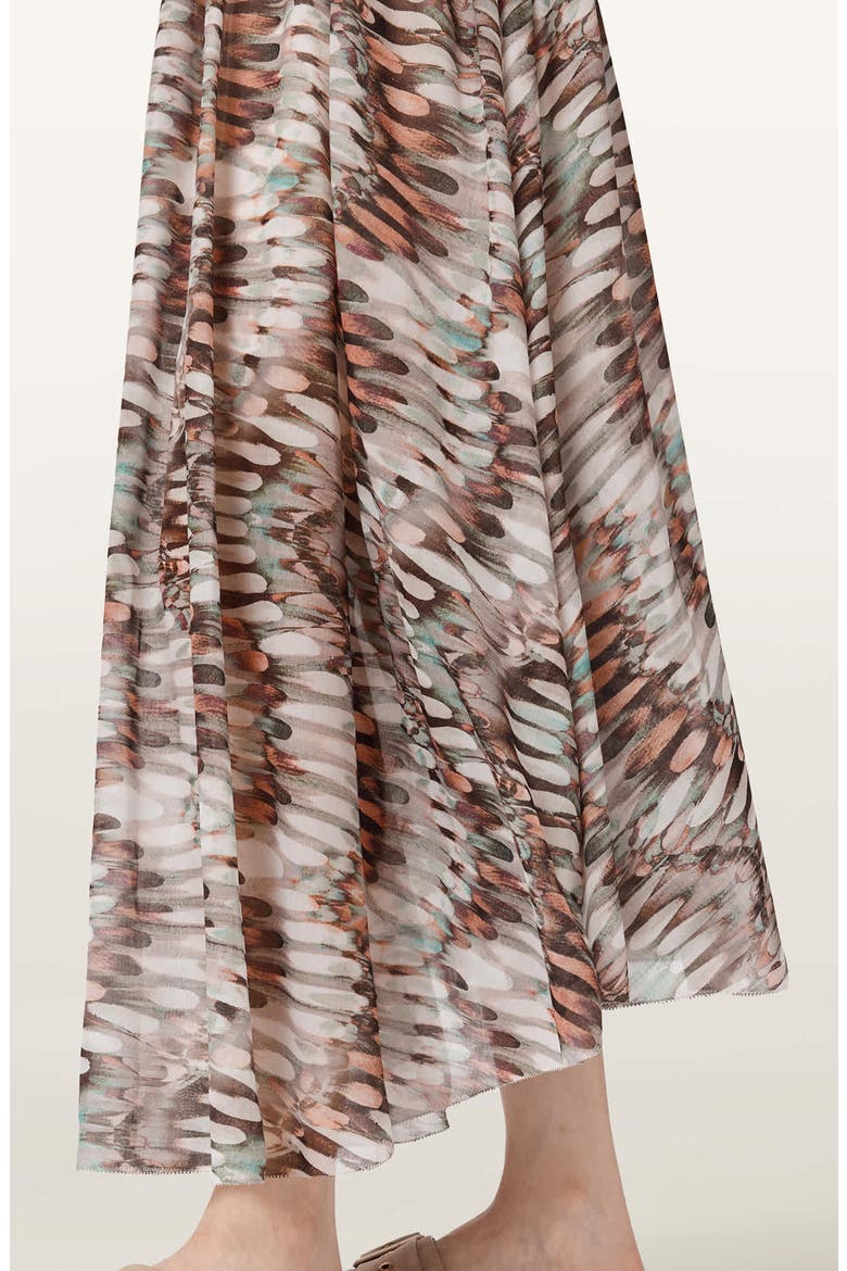 Zenia Maxi Dress, Alternate, color, CARMEL OFF WHITE