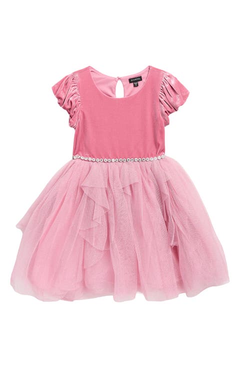 Kids' Bubble Velvet Party Dress (Toddler & Little Kid)