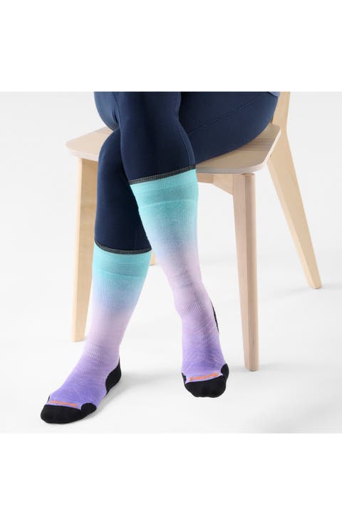 Ski Targeted Cushion Ombre Socks