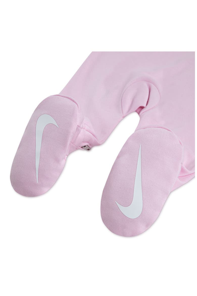 Essentials French Terry Footie, Alternate, color, A9YPINK FO