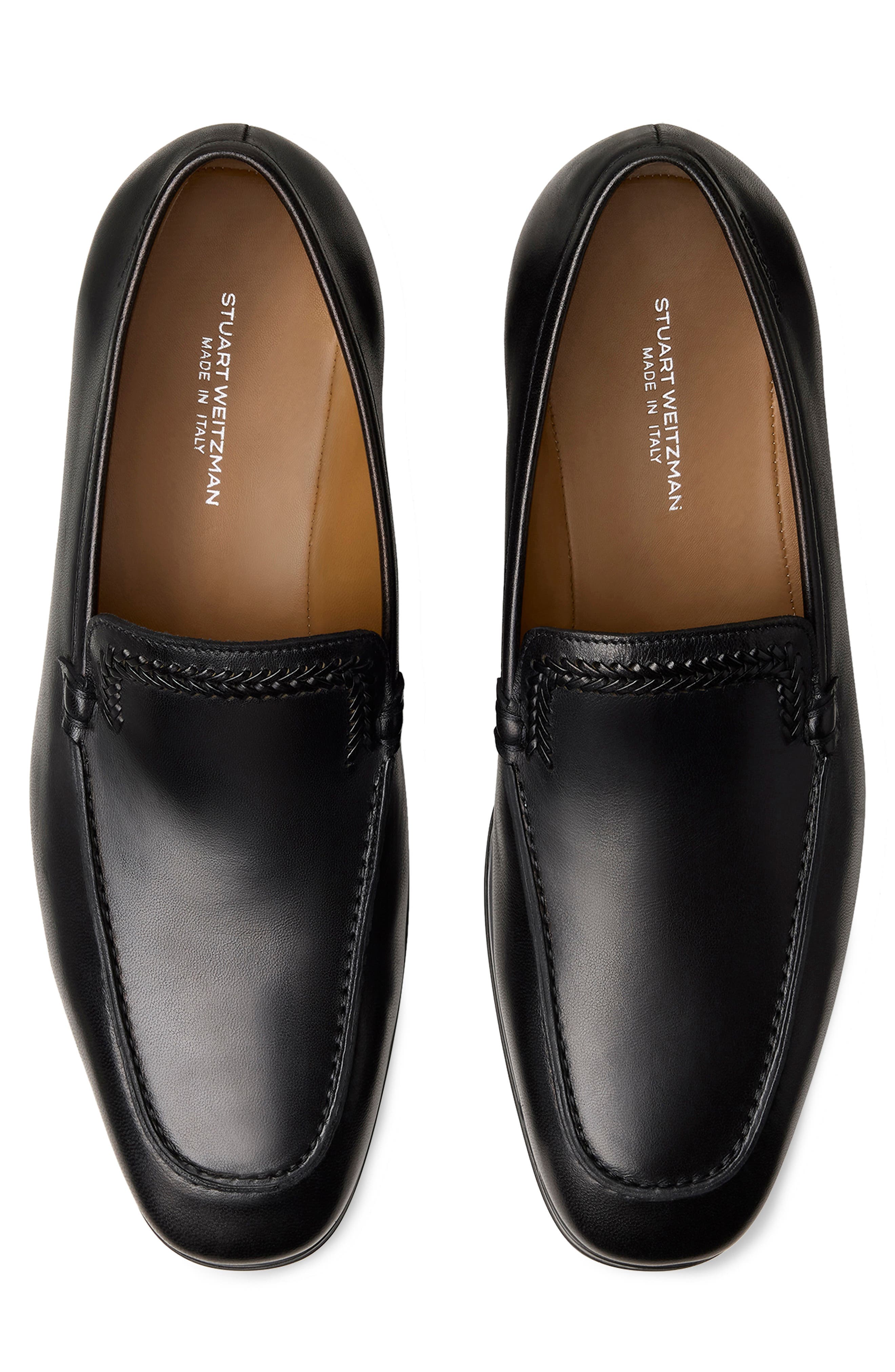 Stuart Weitzman Dalton Loafer, Alternate, color, Black