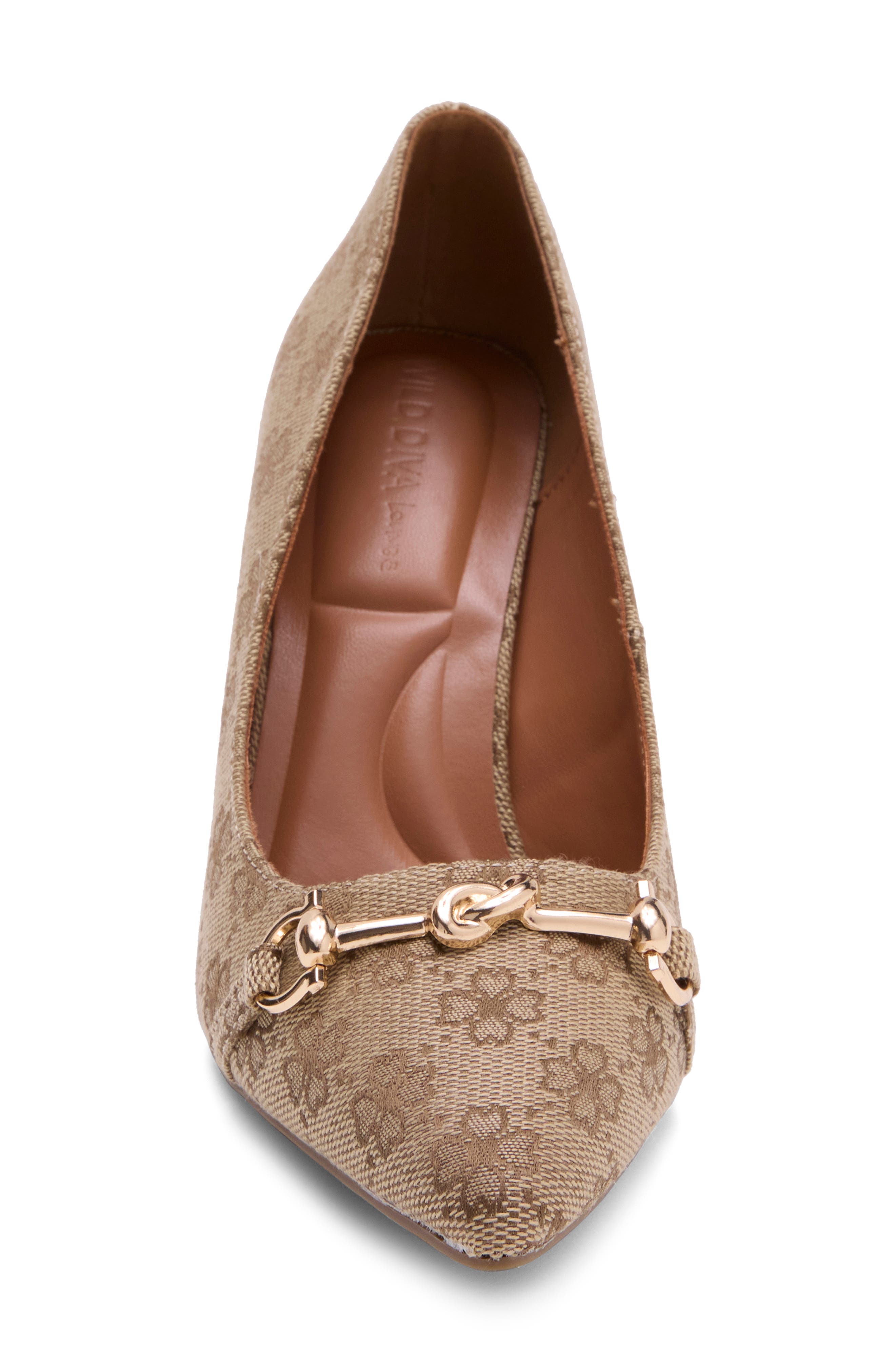 Trina Pointed Toe Pump, Alternate, color, BROWN FLORAL