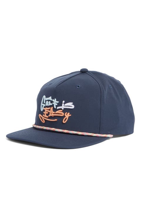 Golf is Easy Embroidered Adjustable Hat