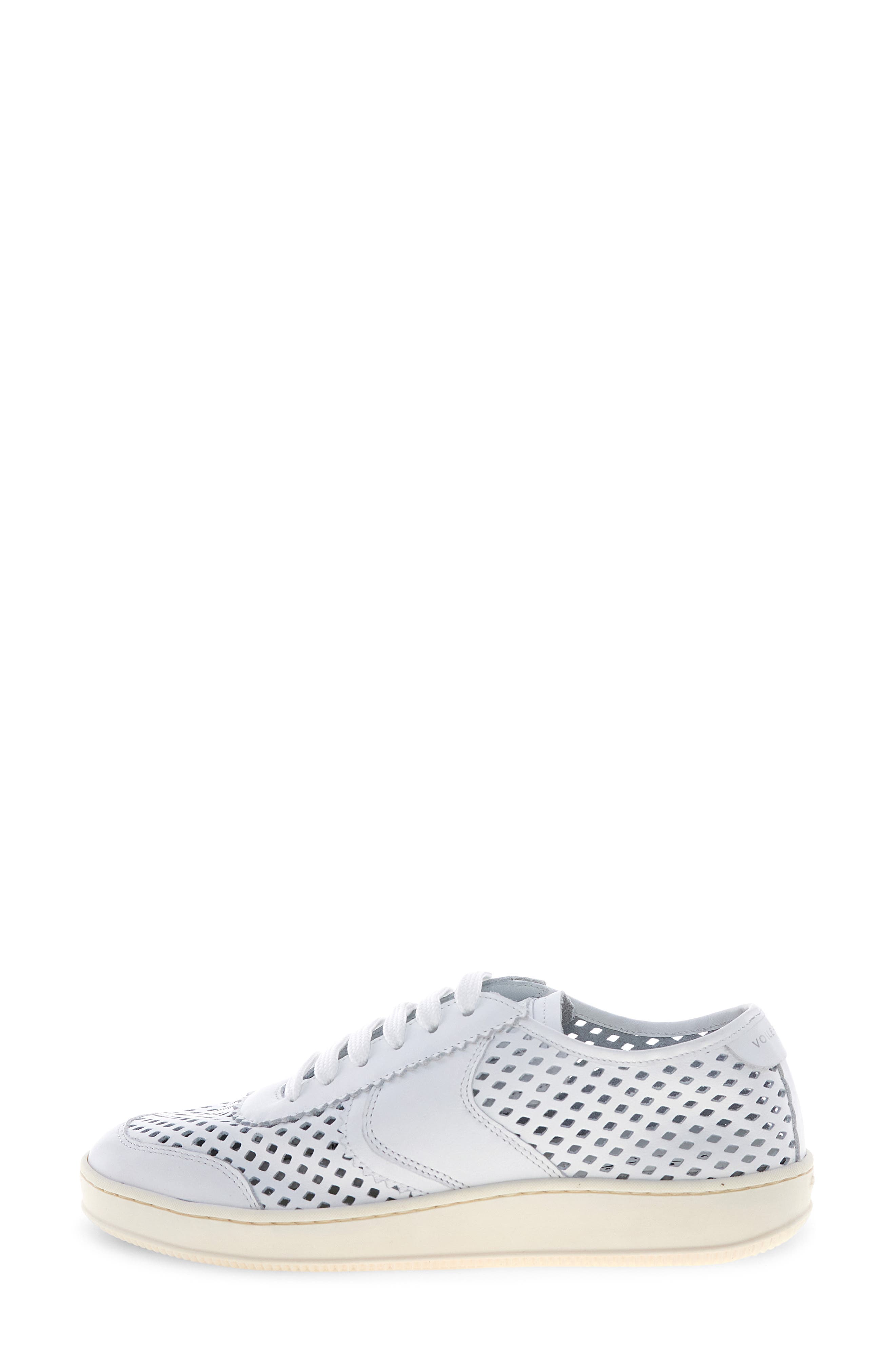 Voile Blanche Rita Perforated Sneaker, Alternate, color, White