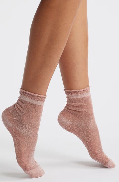 Noelle Sparkle Crew Socks