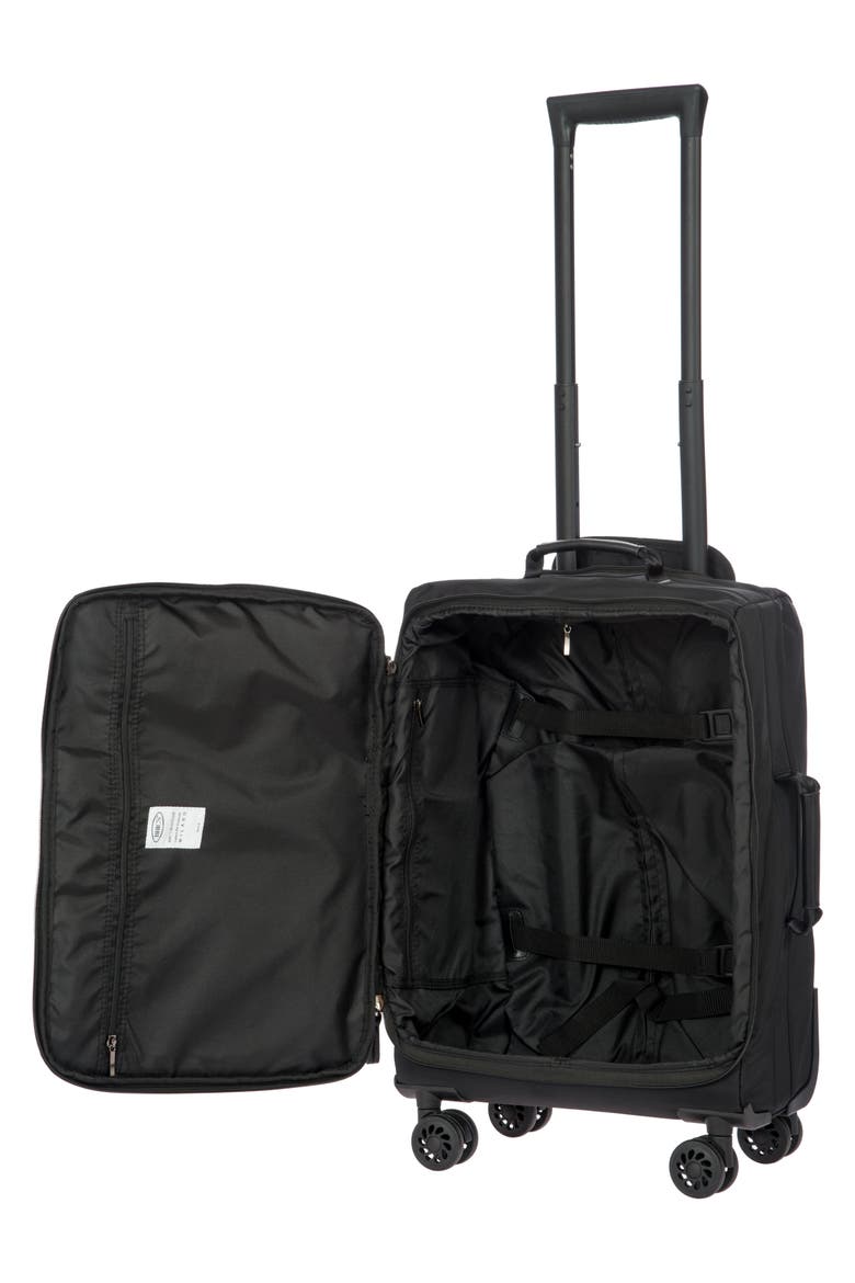 X-Bag 21-Inch Spinner Carry-On, Alternate, color, BLACK/ BLACK