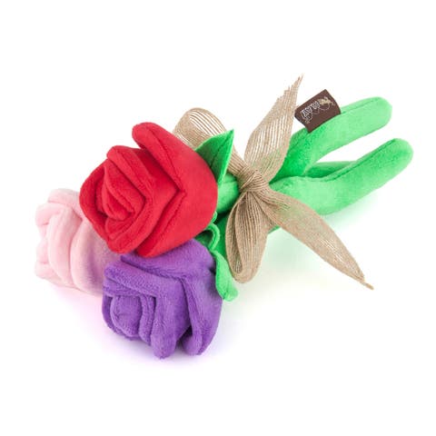 Puppy Love Rover
s Roses, Plush Dog Toy