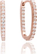 SUZY LEVIAN Cubic Zirconia Hoop Earrings