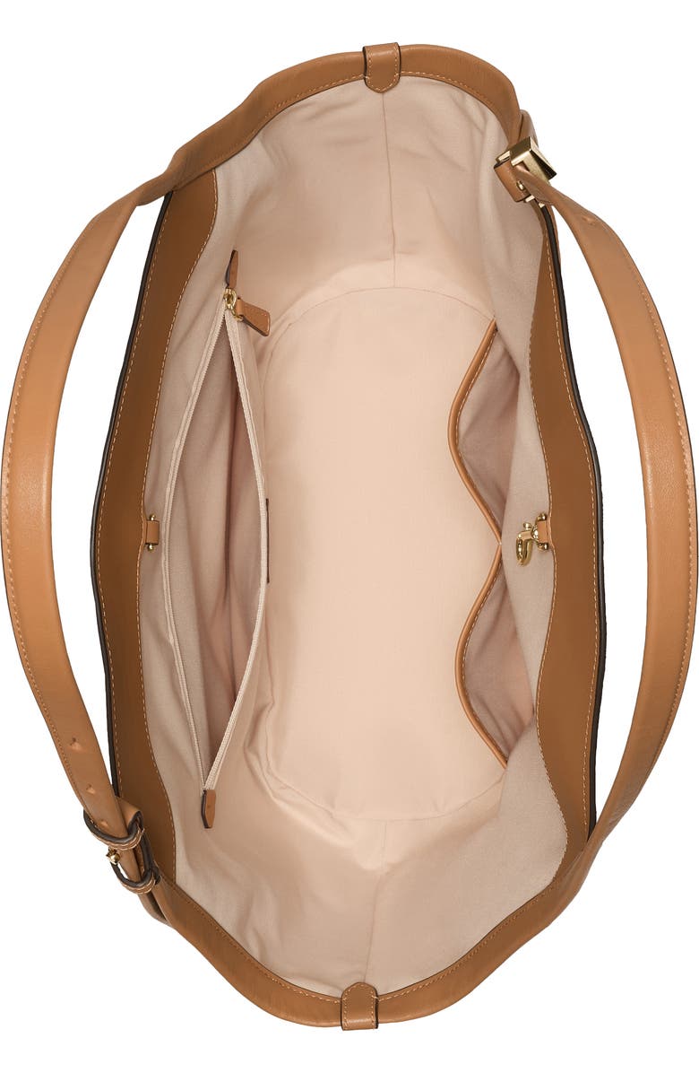 Kate Spade New York deco suede tulip tote, Alternate, color, Garden Soil