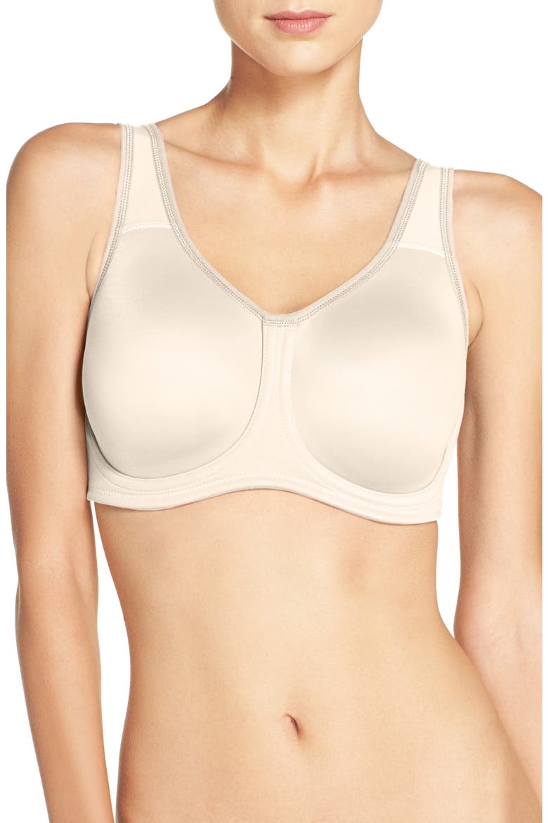 Simone Seamless Underwire Sports Bra, Alternate, color, BEIGE
