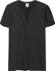 AK ANNE KLEIN Tulip Sleeve Top