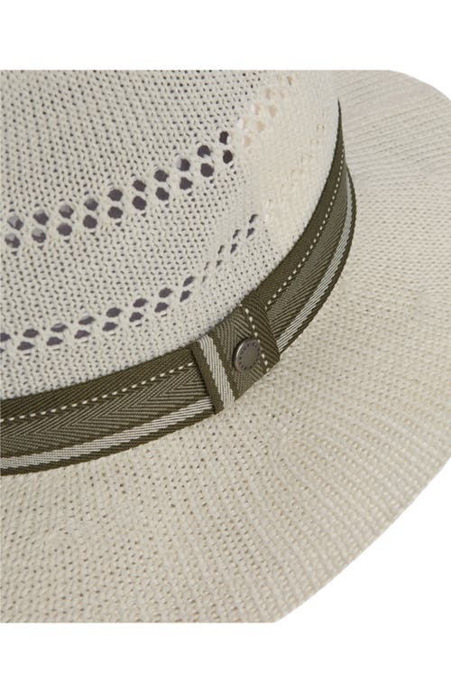 Barbour Whitfield Fedora Hat In Antique White