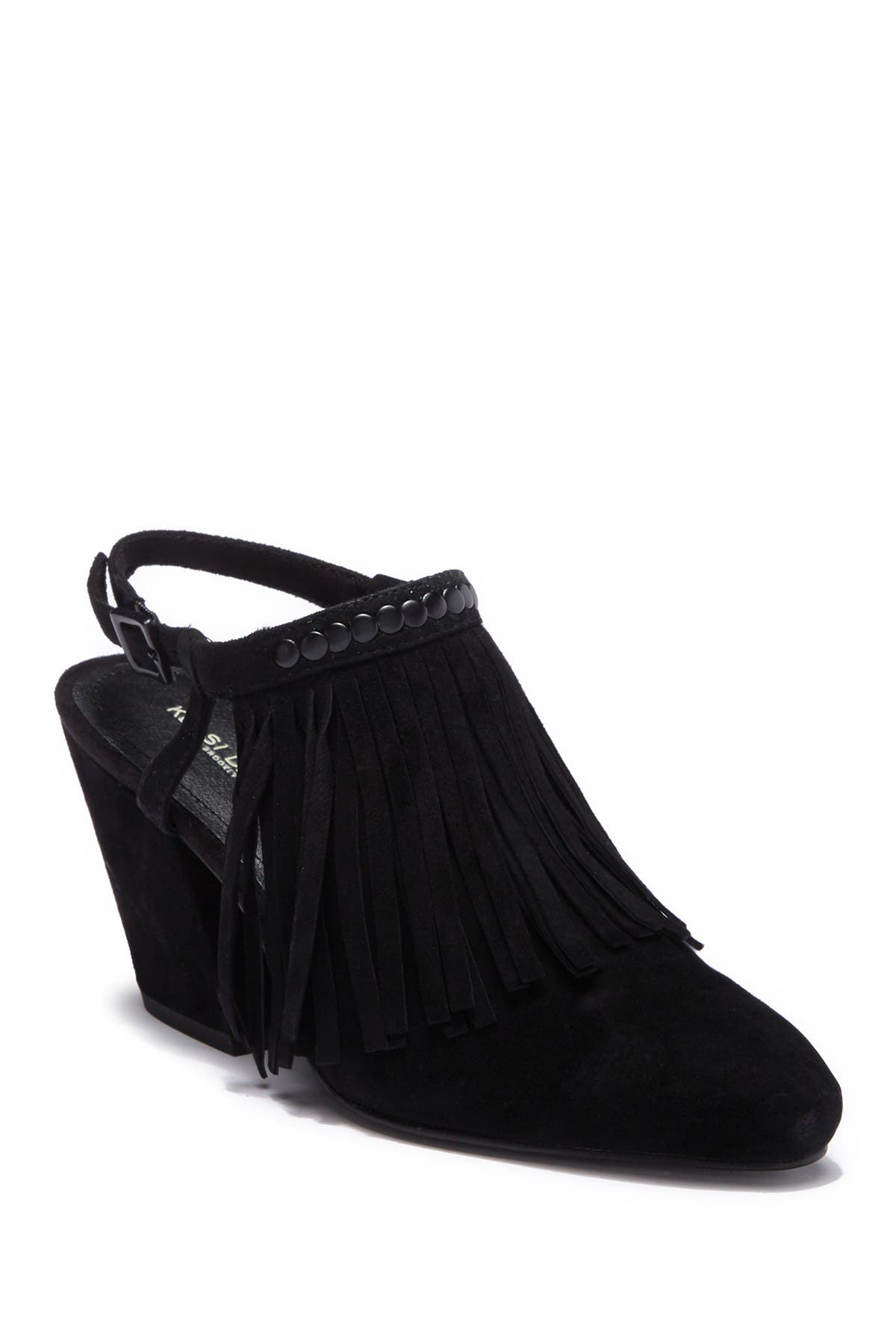 Kelsi Dagger Brooklyn Ilona Fringe Slingback Bootie, Alternate, color, 