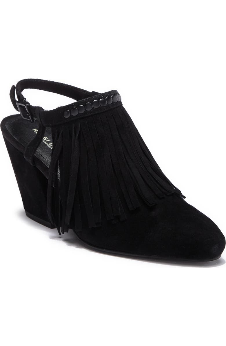 Kelsi Dagger Brooklyn Ilona Fringe Slingback Bootie, Alternate, color,