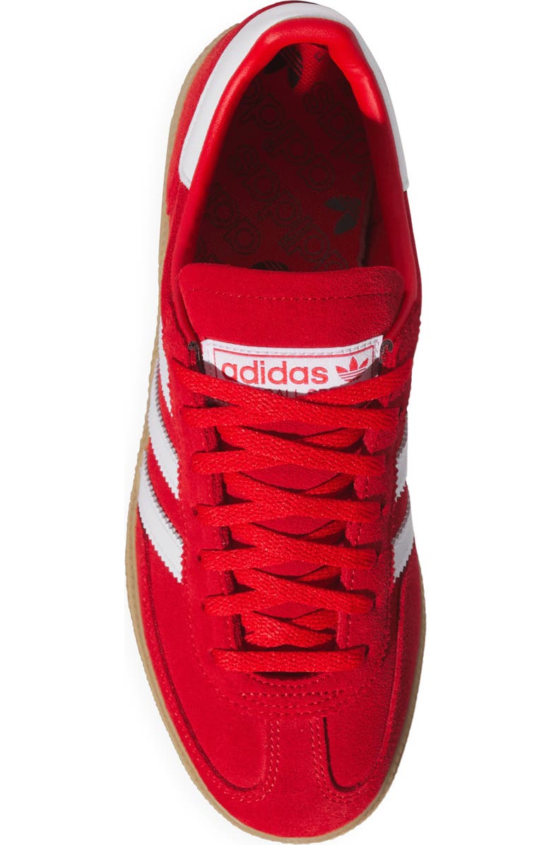adidas Handball Spezial Sneaker, Alternate, color, Betsca/ Ftwwht/ Goldmt