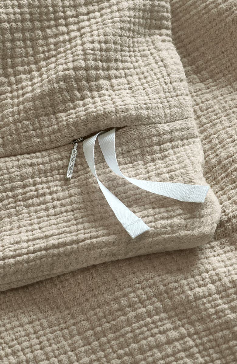 Boll & Branch Dream Organic Cotton Duvet Cover & Shams Set, Alternate, color, Sand