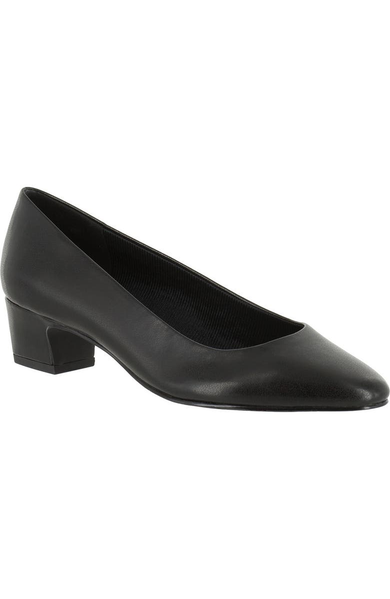 EASY STREET Prim Block Heel Pump, Main, color, Black