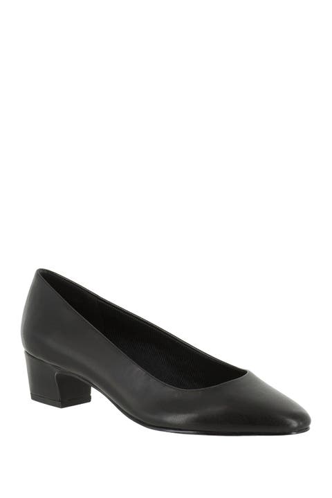 Prim Block Heel Pump (Women) (Multiple Widths Available)