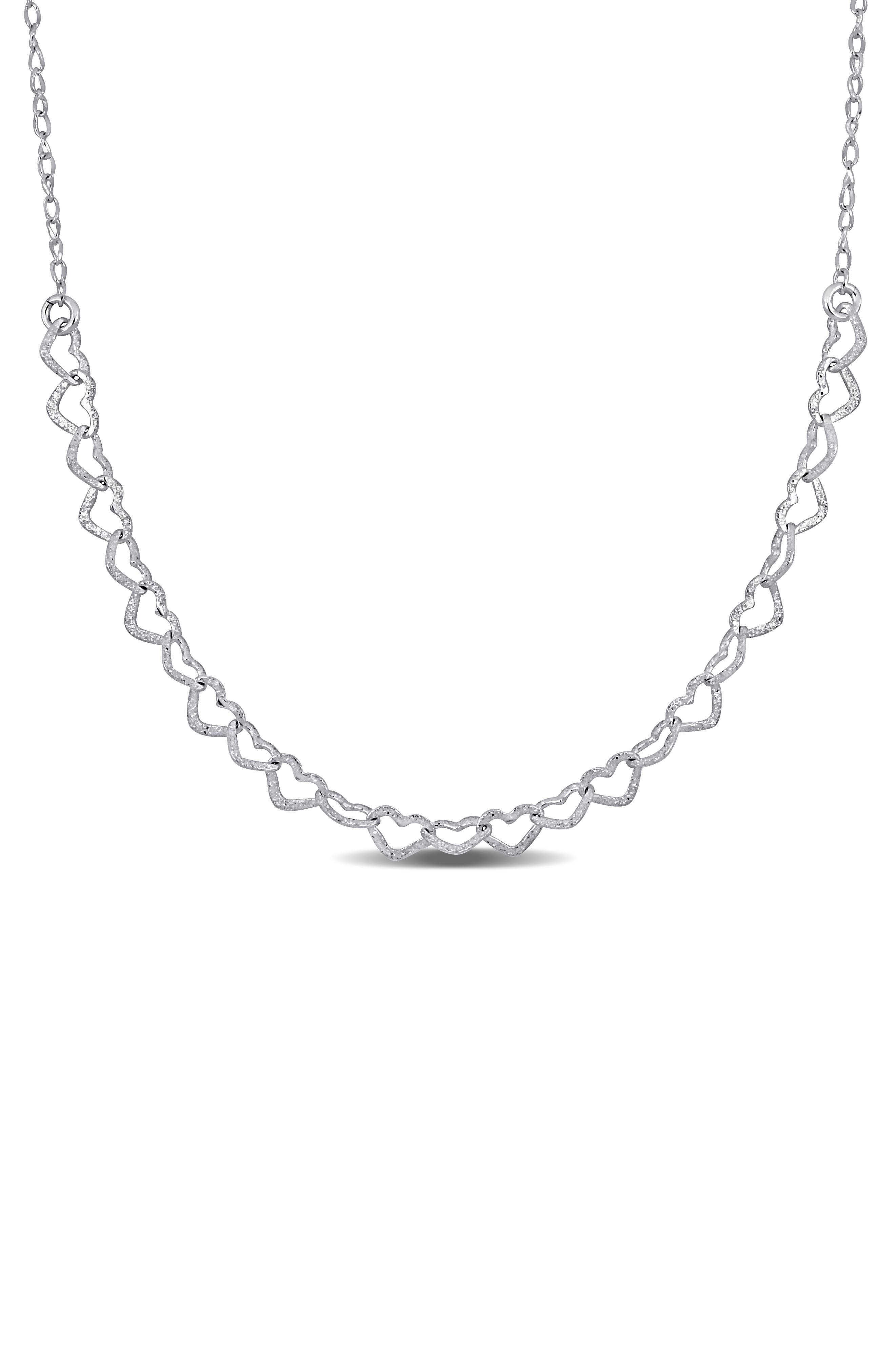 4.5mm Heart Link Necklace