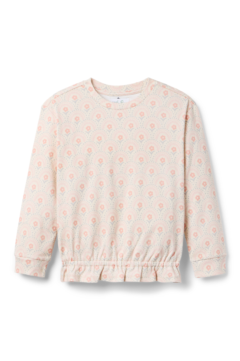 Penelope Retro Floral Crew Sweatshirt, Main, color, Retro Floral