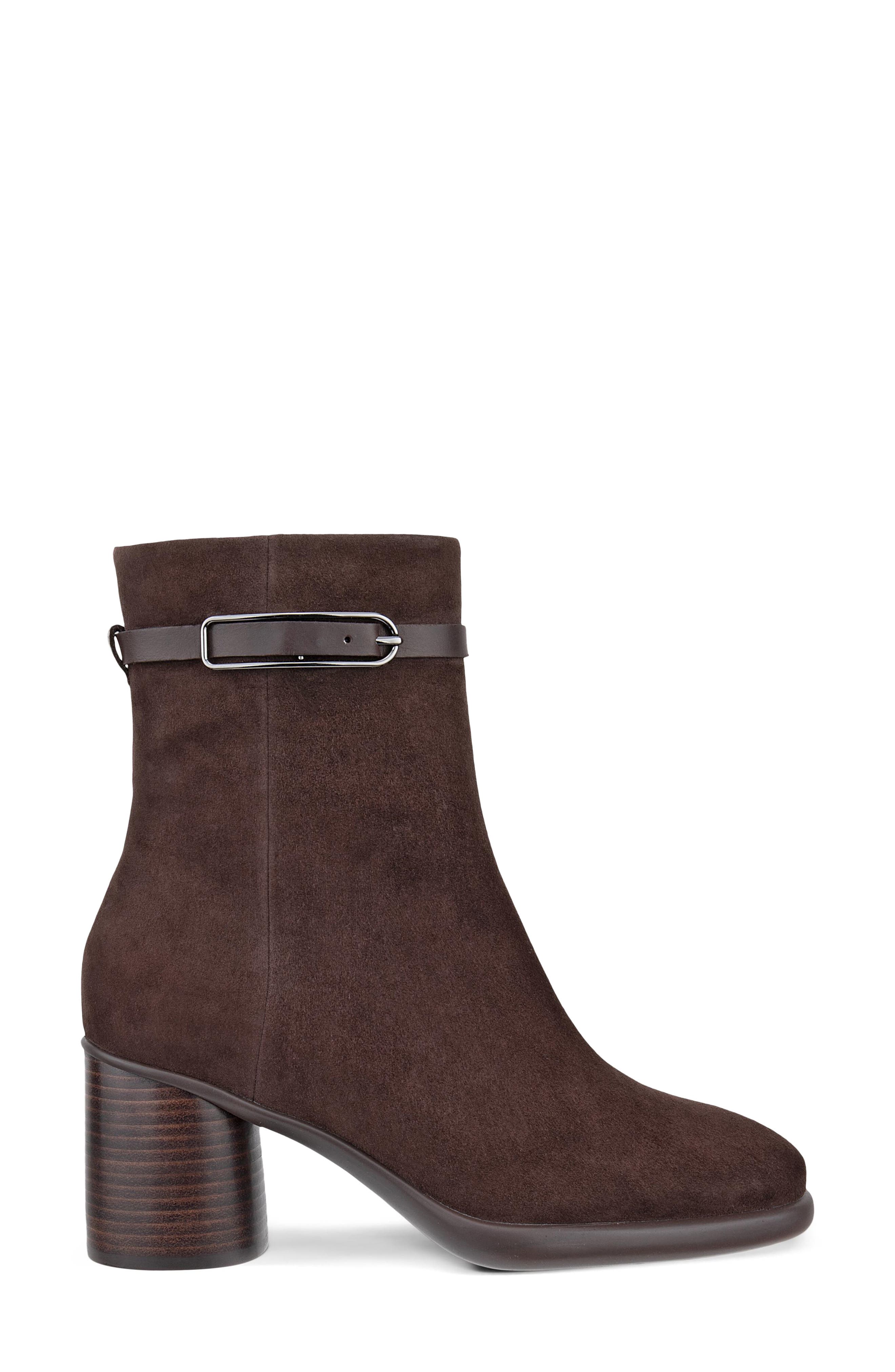 Sculpted LX 55 Leather Bootie, Alternate, color, 05178 MOCHA