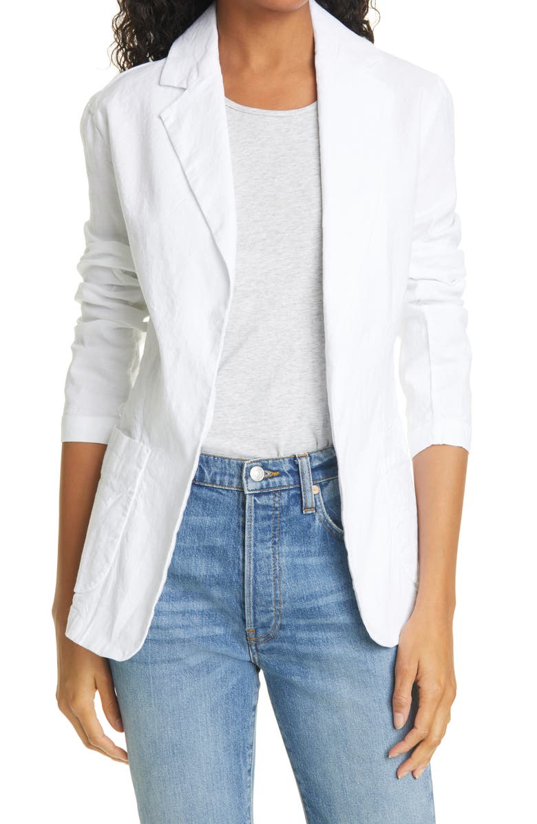 Frank & Eileen Dublin Performance Italian Stretch Cotton & Linen Jacket, Main, color,