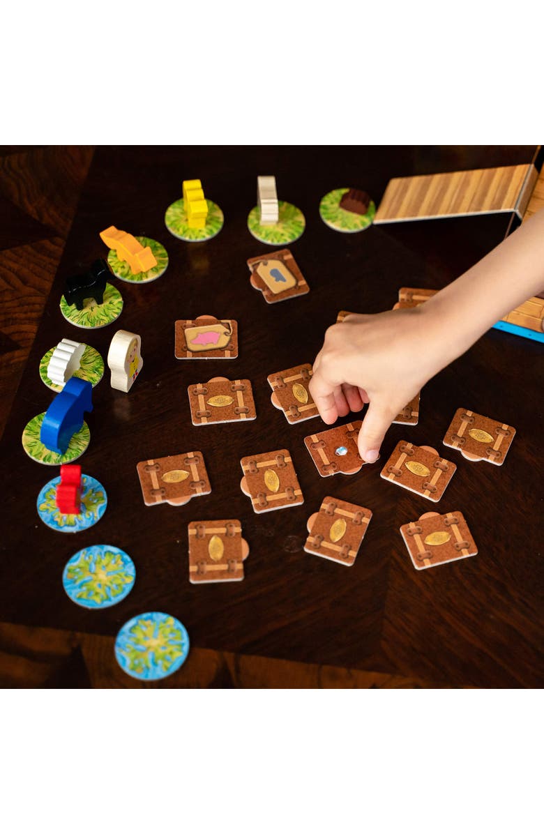 HABA Critter Cruise - Cooperative Noah's Ark Memory Game, Board Game for Kids & Family Night for 3 Year Olds & Up, Made in Germany, Alternate, color, Yellow Multi