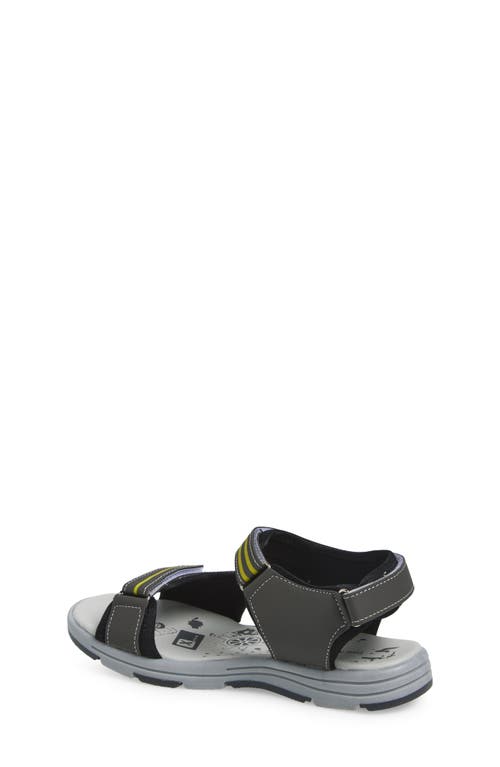 Extreme By Eddie Marc Kids' Double Strap Sandal In Grey