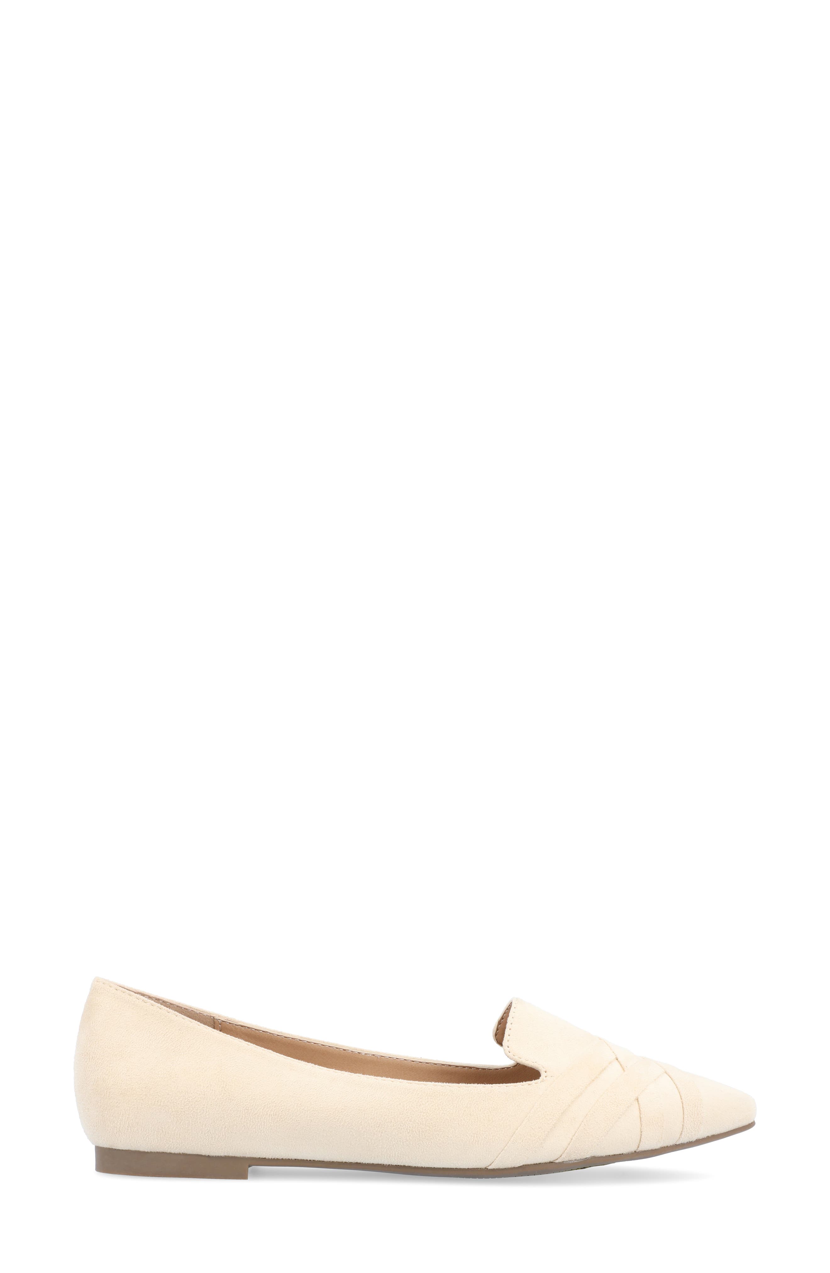 Mindee Crisscross Toe Flat - Wide Width Available, Alternate, color, TAN