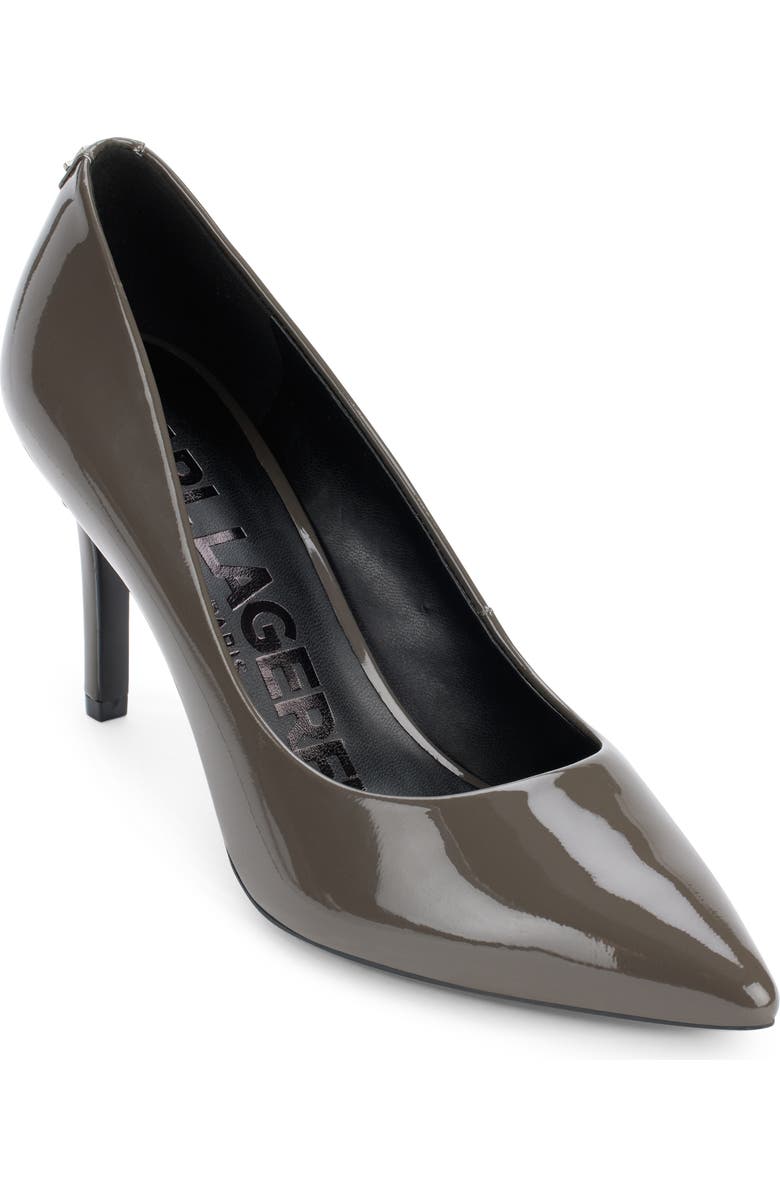 KARL LAGERFELD PARIS Royale Pointed Toe Pump, Main, color,