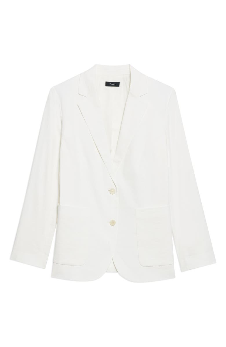 Theory Linen Blend Blazer, Alternate, color,
