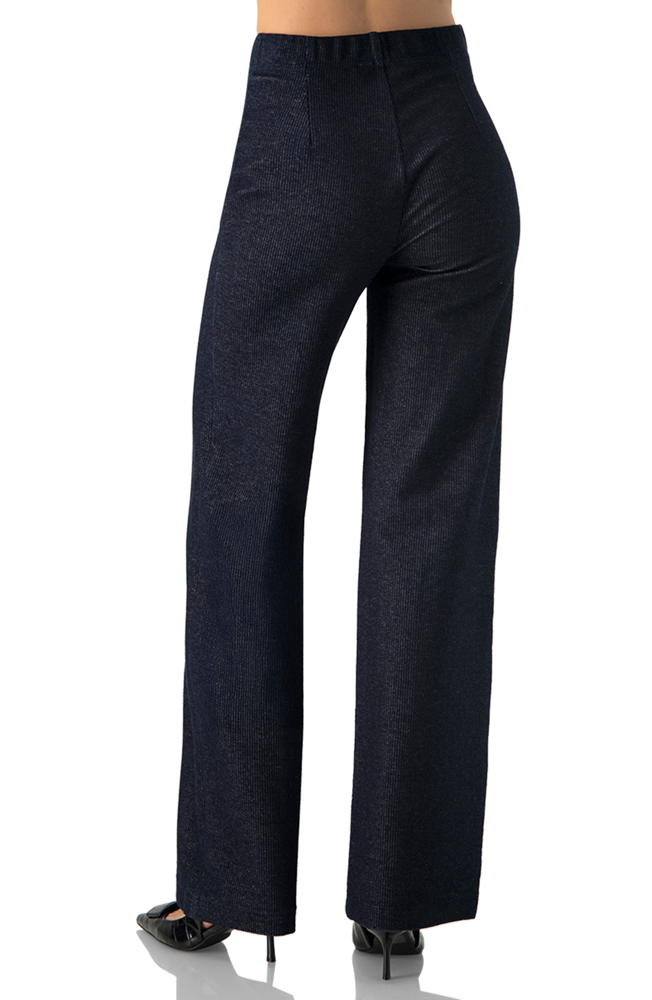 Ribbed Wide-Leg Pants - image 2
