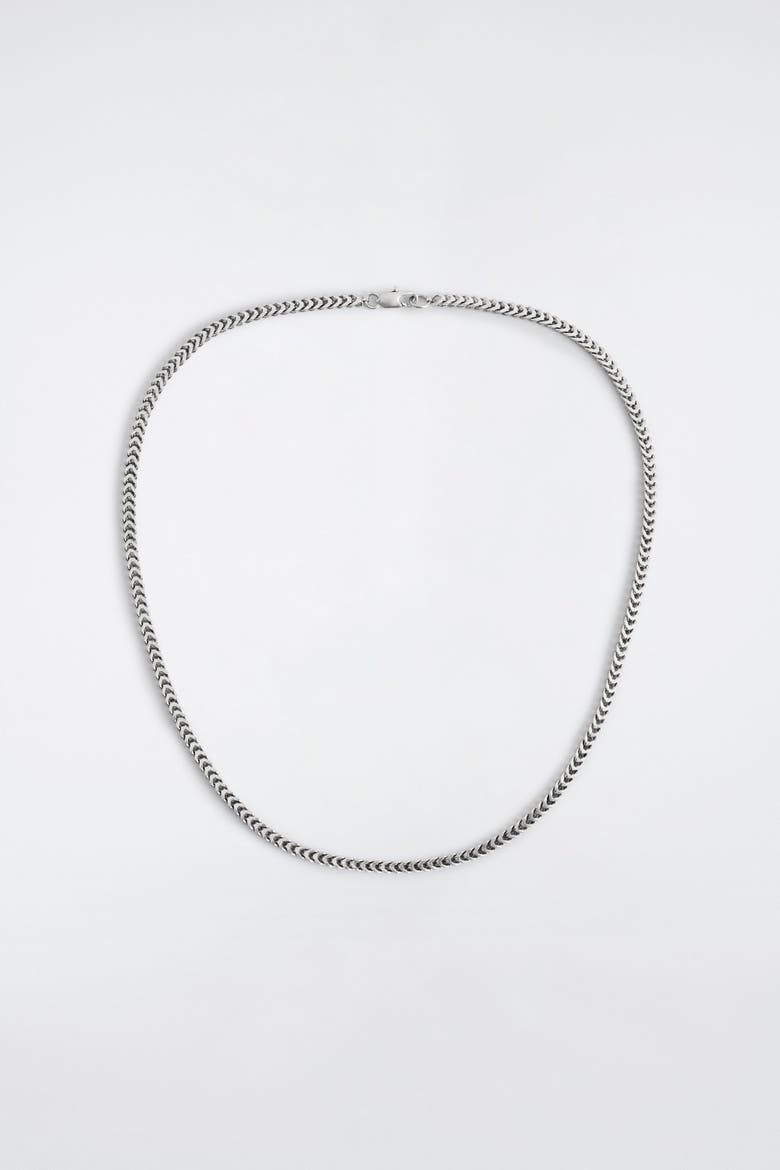 Chain Necklace, Alternate, color, SILVER