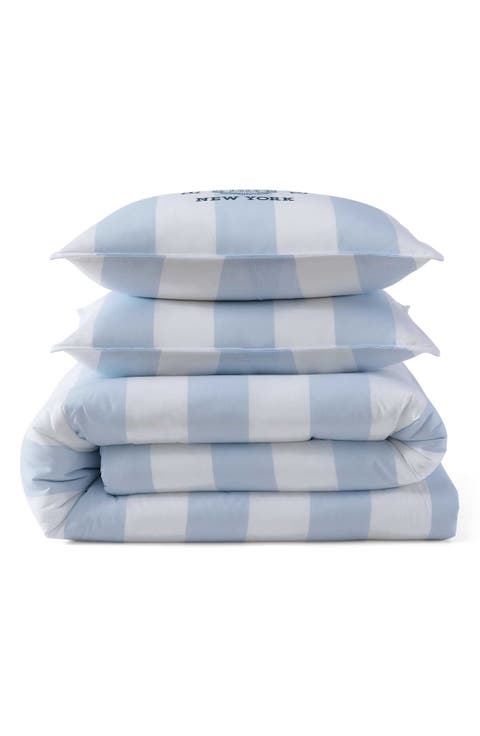 Berkely Stripe Comforter & Shams Set