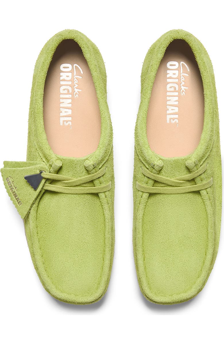 Clarks<sup>®</sup> Originals Wallabee Chukka Boot, Alternate, color, Lime Suede