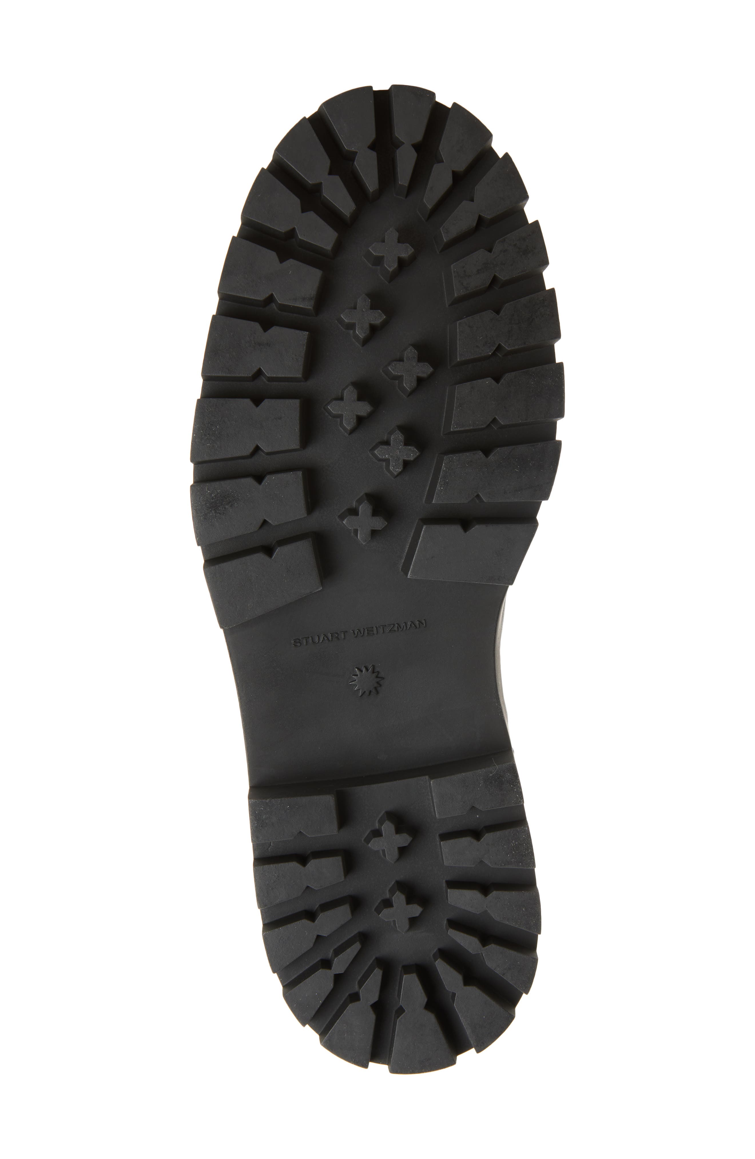 Stuart Weitzman Ultra Lug Knee High Boot, Alternate, color, Black