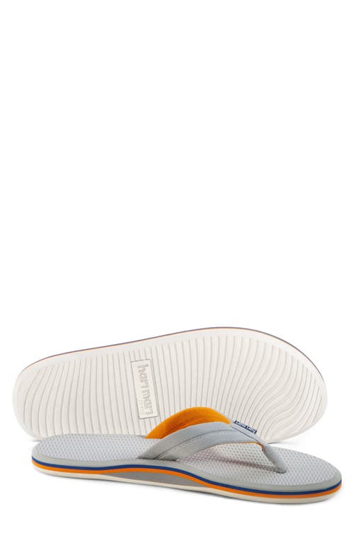 Hari Mari Dunes Waterproof Flip Flop In Light Gray