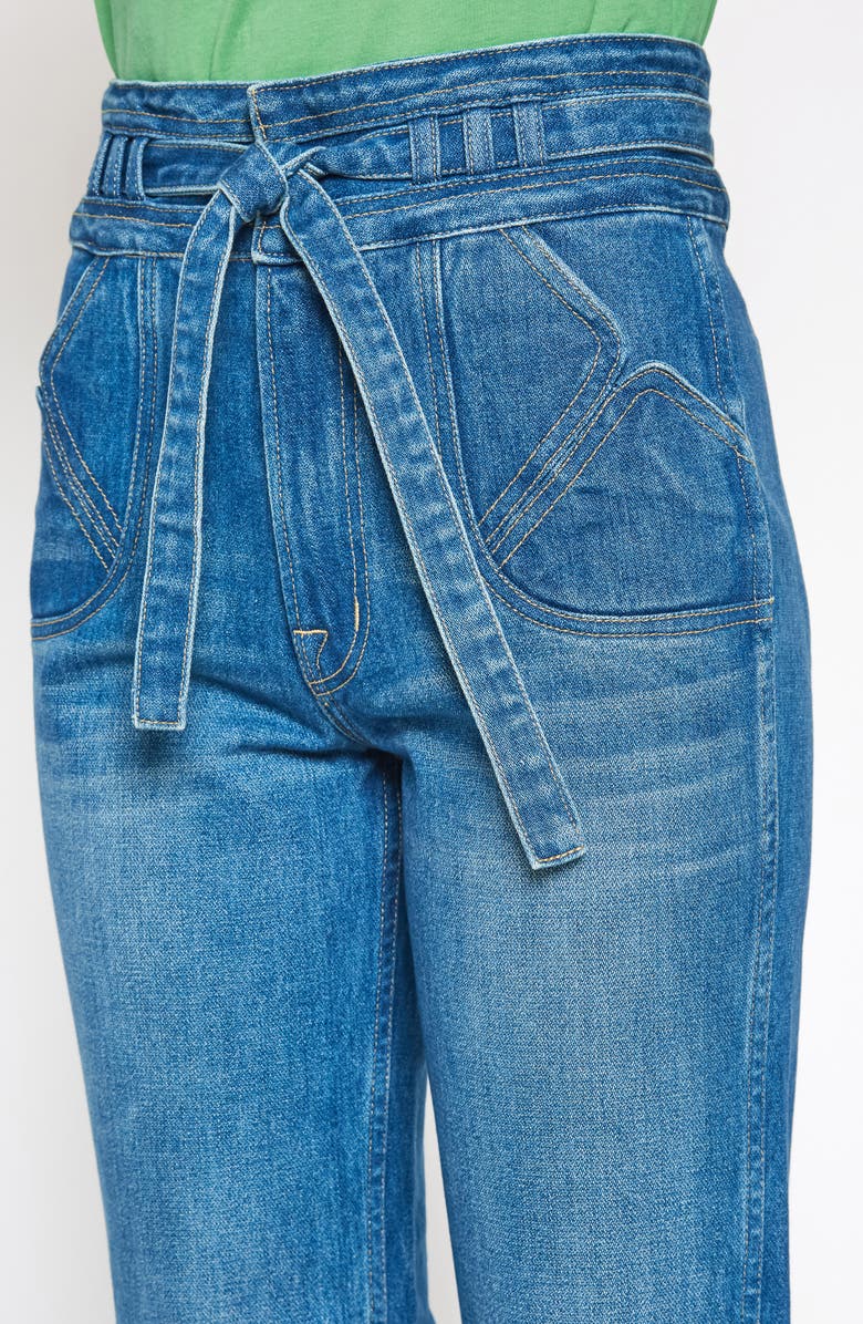 NOEND Bella Fashion Seamed Pocket Wide Leg Jeans, Alternate, color, Bend