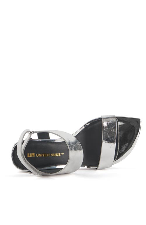 United Nude Zuma Sandal Mid In Silver