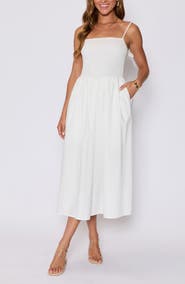 VICI Collection Essential Smocked Cotton Sundress