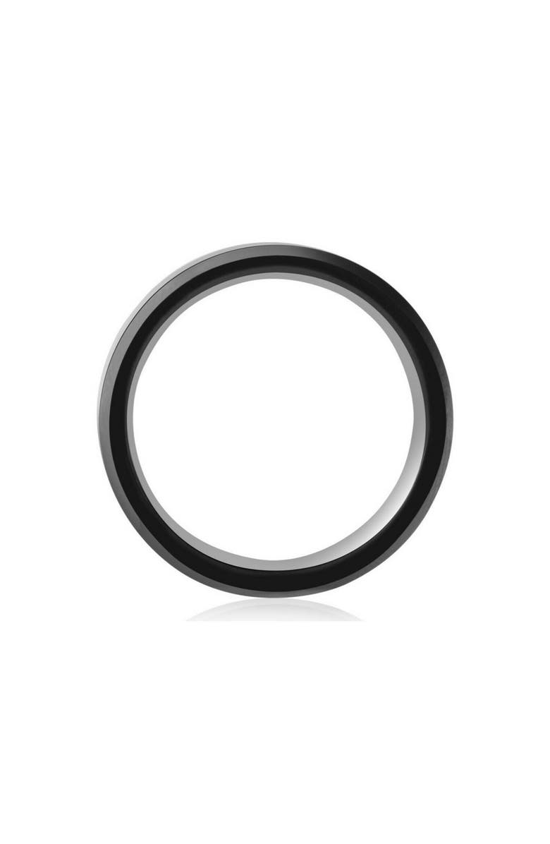 Bliss Diamond Men's Blue Dragon Black Tungsten Ring 8mm Wedding Band, Alternate, color, 