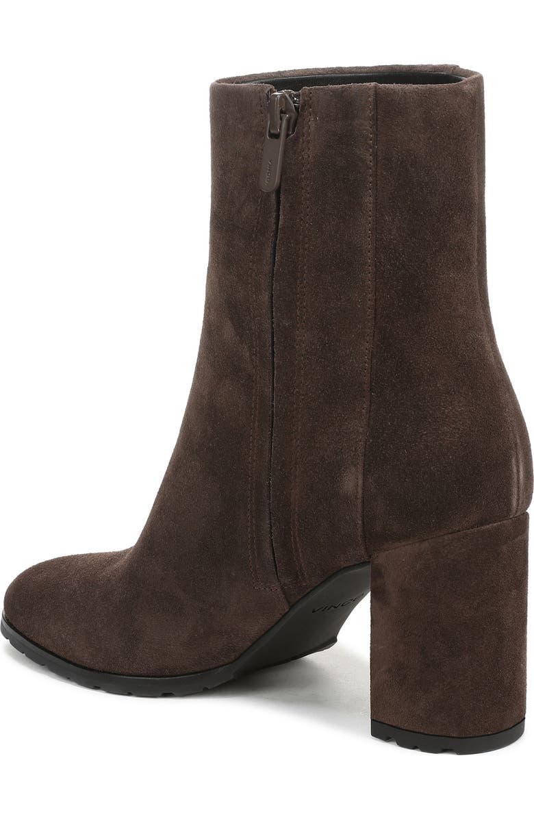 Vince Elora Lugged Plain Toe Bootie, Alternate, color, Cacao Brown Suede