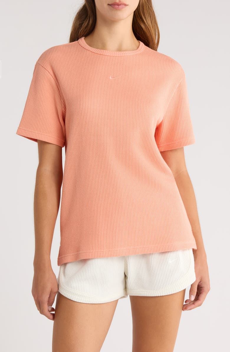 Nike Sportswear Chill Thermal T-Shirt, Main, color, Apricot Agate/ Apricot Agate